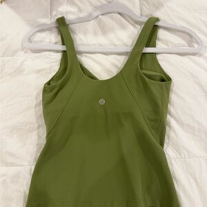 lululemon athletica Green Fitted Sleeveless Bodysuit